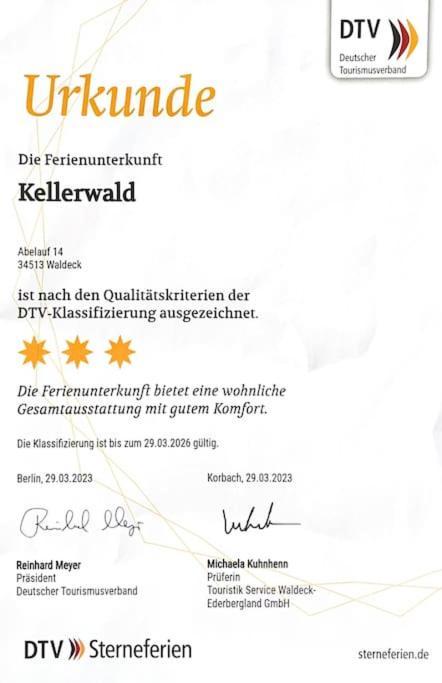Ferienwohnung Kellerwald Вальдек Экстерьер фото